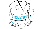 Logo Bubble Waffle Delicias