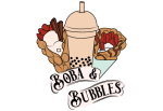 Logo Boba & Bubbles